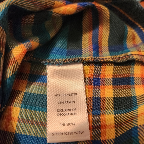 Pioneer Woman Lace Up Blouse - Picture 8 of 8